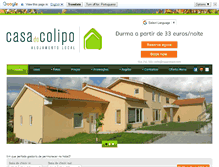 Tablet Screenshot of casacolipo.com
